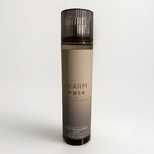 BATH & BODY WORKS WARM MUSK FRAGRANCE MIST BODY SPRAY 8 FL OZ